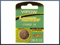 Pile bouton CR2032 Lithium HD Vipow