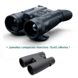 Jumelles caméra thermique avec télémètre laser PULSAR  MERGER XP35 LRF  + Jumelles 10x42 offertes !