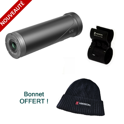 PACK Caméra d'action HIKMICRO HIKCAM A7E avec support de fixation + Bonnet offert !