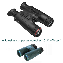 HIKMICRO HABROK HH35LN - Jumelles multi-spectre avec télémètre + Jumelles compactes étanches 10x42 offertes !