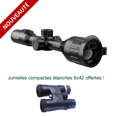 HIKMICRO STELLAR SQ50L 3.0 - Lunette de vision thermique avec télémètre laser intégré + Jumelles 8x42 offertes !
