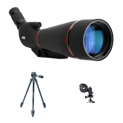 KIT Digiscopie avec longue vue 25-75x100 DIGITAL OPTIC + trpied VESTA 203AP + adaptateur photo smartphone VANGUARD