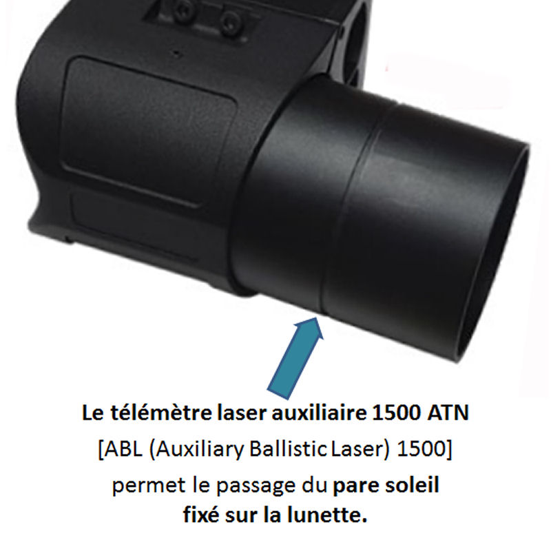Télémètre laser auxiliaire connecté ABL 1500 ATN