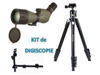 KIT Digiscopie avec longue vue 20-60x80 ENDEAVOR trépied VESTA 204 VANGUARD et adaptateur photo