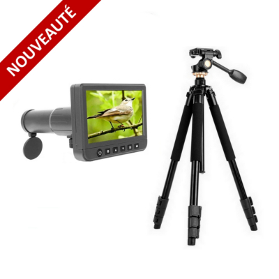 KIT DIGITAL OPTIC longue-vue numérique 50x avec écran + Trépied TQ338 360°