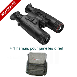 HIKMICRO HABROK 4K HE25LN - Jumelles multi-spectre avec télémètre + Harnais pour jumelles offert !