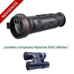 HIKMICRO FALCON FQ50L 2.0 - Monoculaire de vision thermique avec télémètre laser intégré + Jumelles 8x42 offertes !