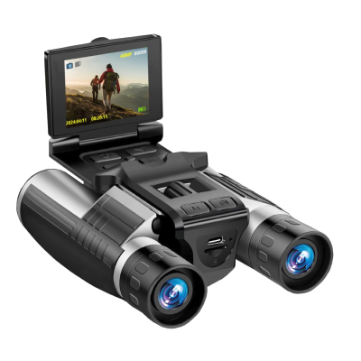 Jumelles caméra appareil photo numérique W32 12x32 Gris DIGITAL OPTIC  