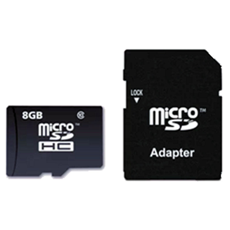 Micro SDXC / TF CARD Mémoire 8 Go avec Adaptateur