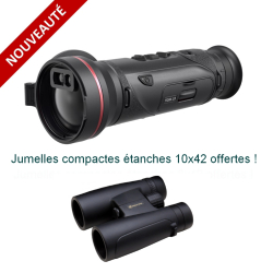 HIKMICRO FALCON FQ50L 2.0 - Monoculaire de vision thermique avec tlmtre laser intgr + Jumelles 10x42 offertes !