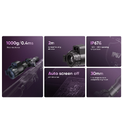 HIKMICRO ALPEX 4K LITE A40EL - Lunette de vision nocturne numérique avec télémètre laser intégré