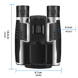 Jumelles caméra appareil photo numérique W32 12x32 Gris DIGITAL OPTIC  