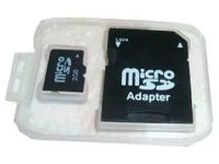 Micro SDXC / TF CARD Mémoire 2 Go avec Adaptateur