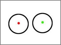 Point vert et rouge VO STINGER 1x28 Viseur Tubulaire DIGITAL OPTIC